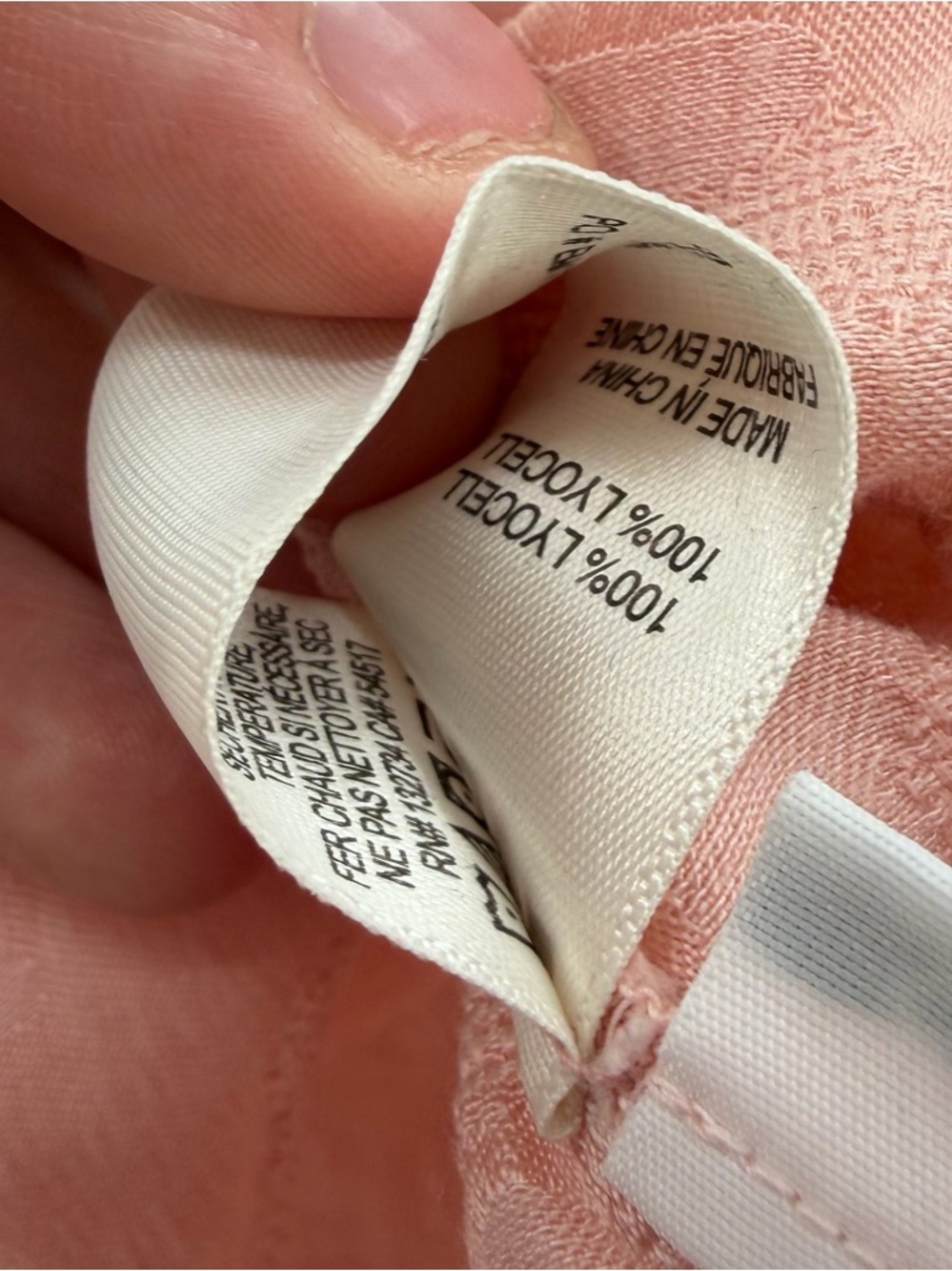 Cloth & Stone Joanie tie front button-down  pink top small - Picture 4 of 4